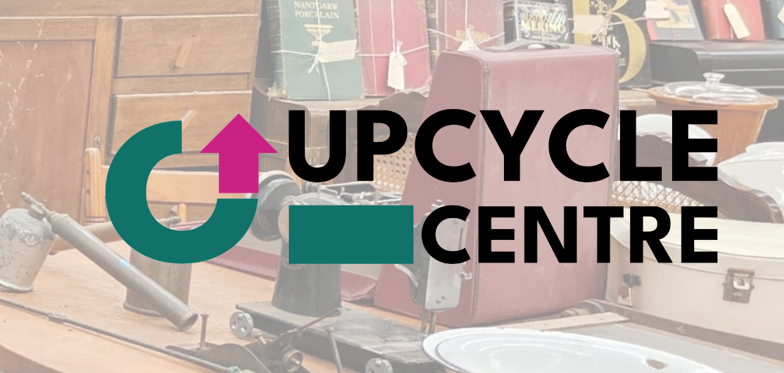 Banner promoting the Upcycle Centre at the Resource Recovery Centre in Moss Vale