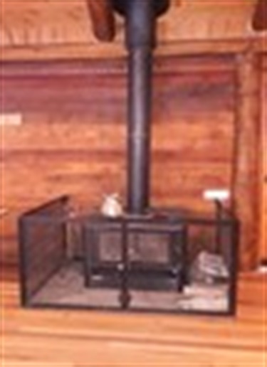 Canyonleigh Community Hall wood heater fireplace