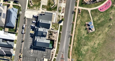 Aerial view of Renwick Community Centre in Renwick NSW