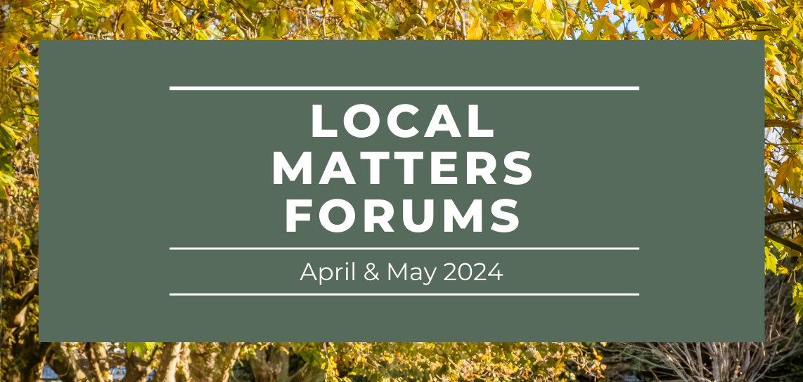 Local Matters Forum banner