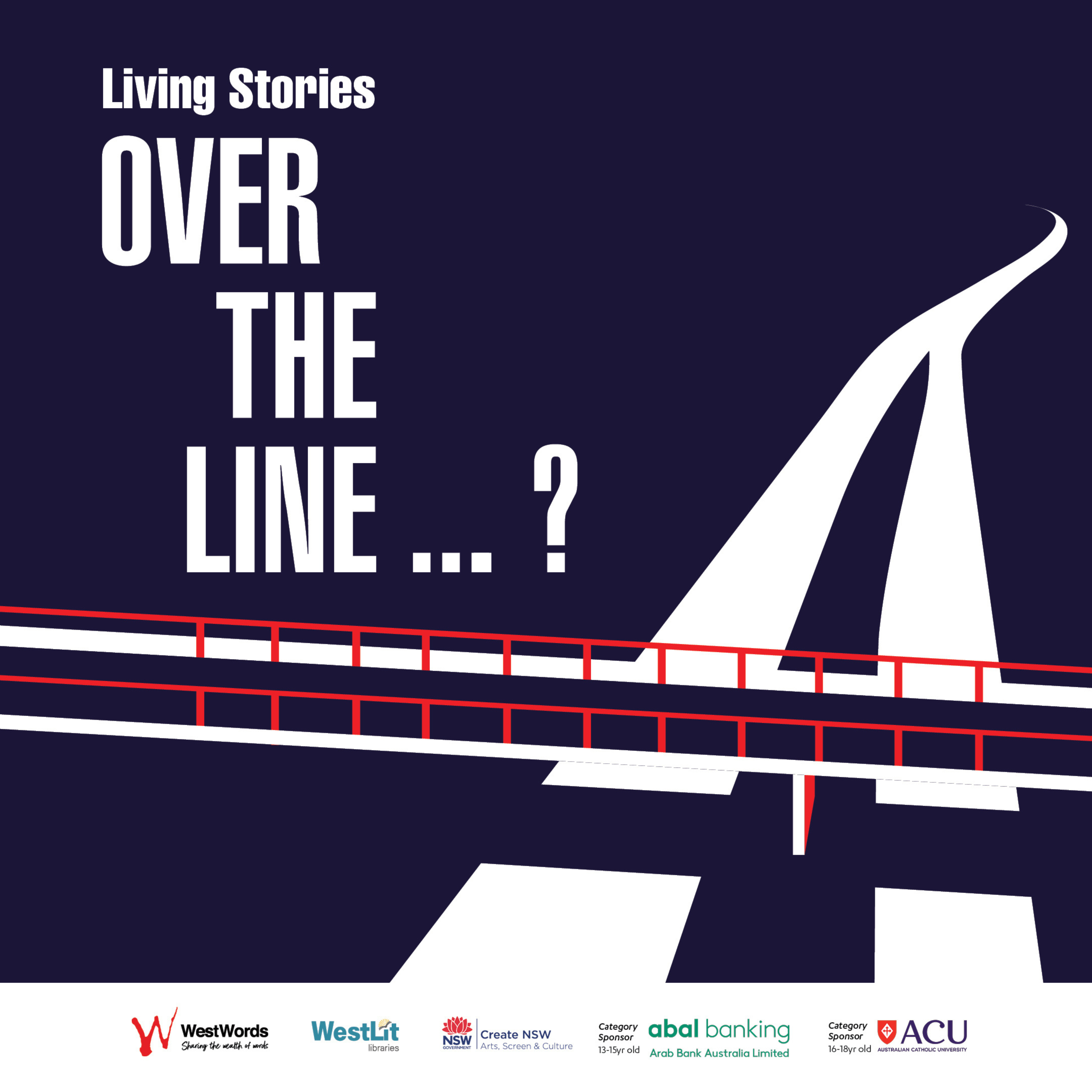 Living Stories - Over the Line event poster