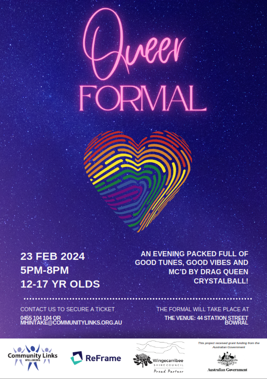 Queer Formal Event Flyer