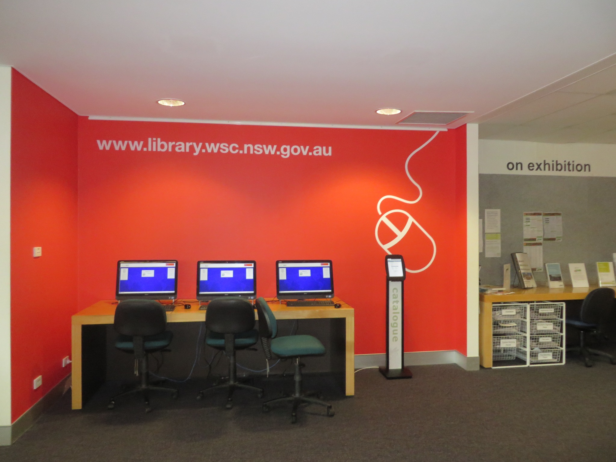 Bowral Central Library Wi-Fi station