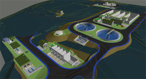 Moss Vale Sewage Treatment Plant Upgrade drawing