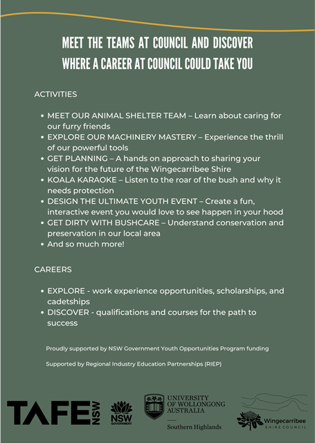 Careers @ Council image of flyer page 2