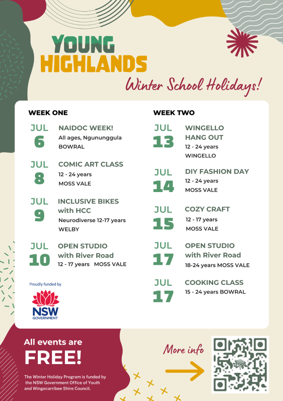 2026 Winter Holidays Program Flyer