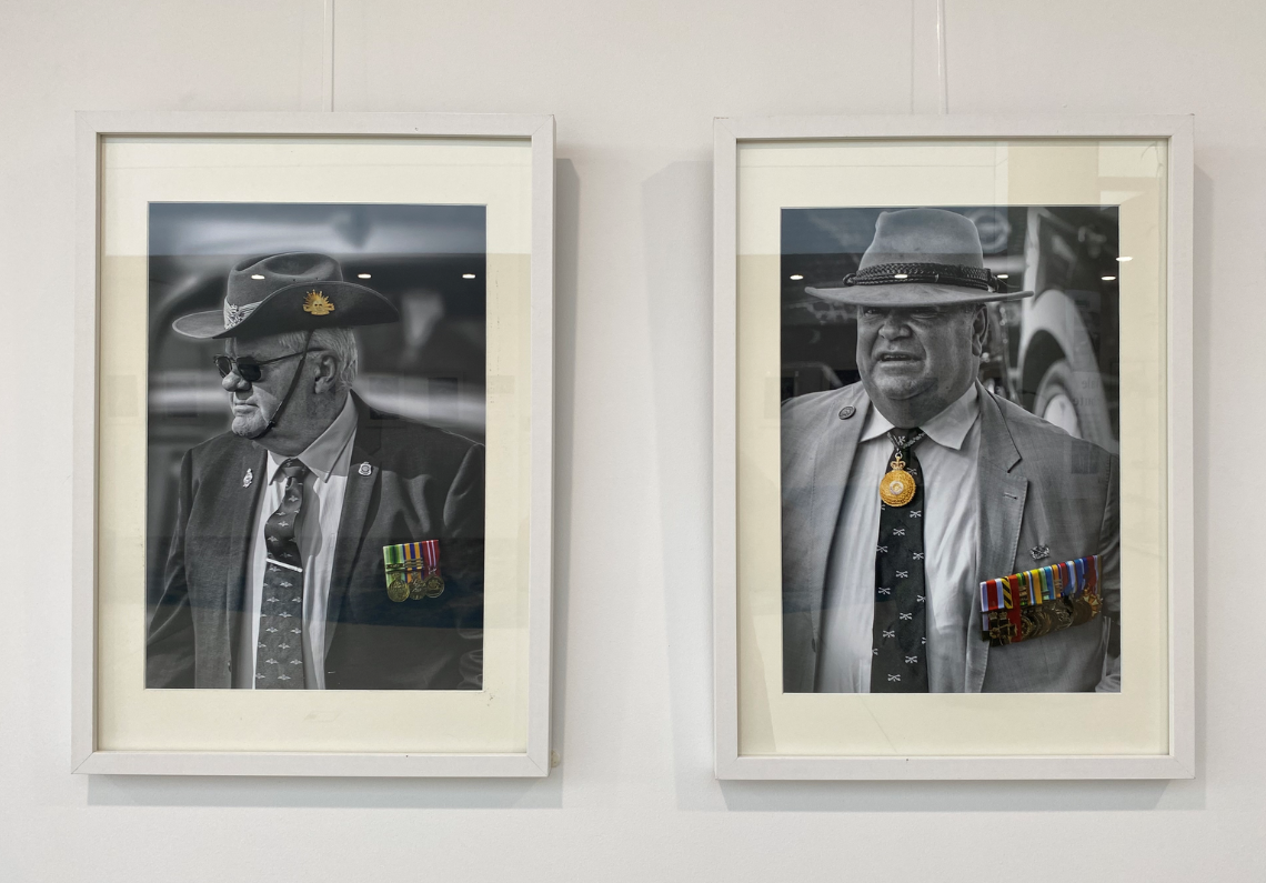 Two Servicemen images from the Moss Vale Pays Tribute Exhibition